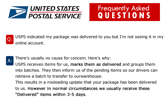 USPS Questions